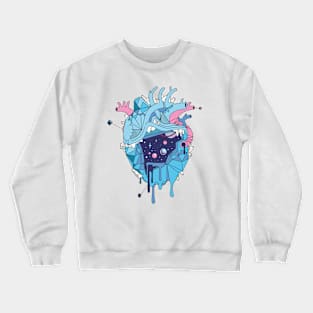 alien frozen heart Crewneck Sweatshirt